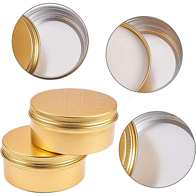 Round Aluminium Tin Cans CON-BC0005-15G-1