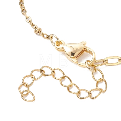304 Stainless Steel Paperclip Chain Satellite Chain Bracelet Making BJEW-JB13070-01-1