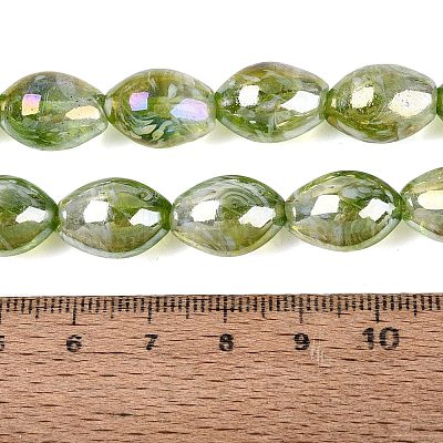 Handmade Lampwork Beads Strands LAMP-N037-04C-1