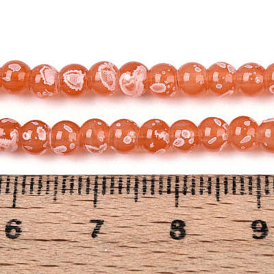 Baking Paint Glass Beads Strands DGLA-N015-4mm-04-1