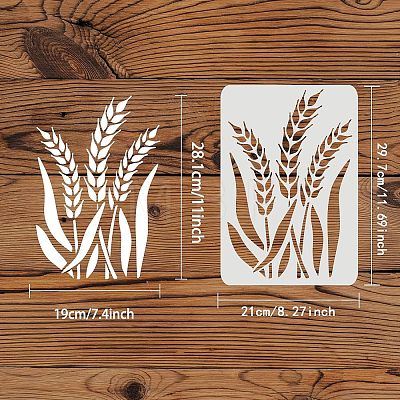 Plastic Reusable Drawing Painting Stencils Templates DIY-WH0202-311-1