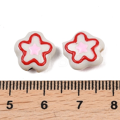 Handmade Porcelain Enamel Beads PORC-G016-06A-1
