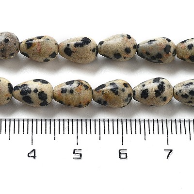 Natural Dalmatian Jasper Beads Strands G-B106-A29-01-1