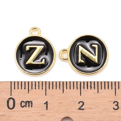 Golden Plated Alloy Charms X-ENAM-S118-02Z-1