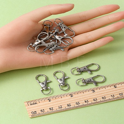 20Pcs Alloy Swivel Lobster Claw Clasps FIND-YW0001-55B-1