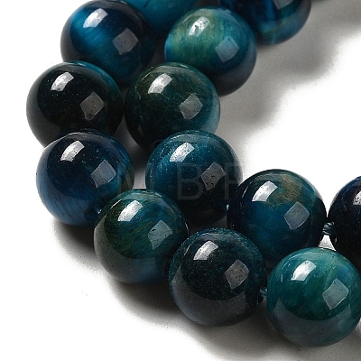Dyed Natural Tiger Eye Beads Strands X-G-G102-A02-03-1