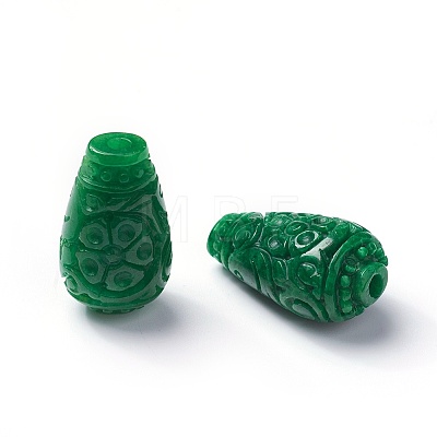 Natural Myanmar Jade/Burmese Jade Beads G-L495-05-1