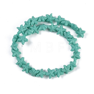 Synthetic Coral Dyed Carved Beads Strands CORA-K009-06A-05-1