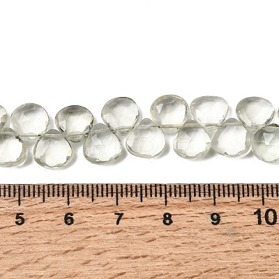 Natural Green Quartz Beads Strands G-D099-01B-1