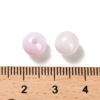 Opaque Acrylic Beads OACR-Z016-01A-08-1