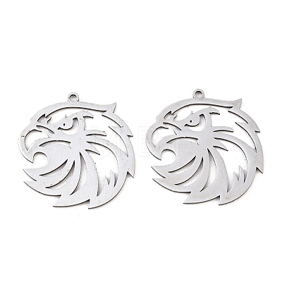 201 Stainless Steel Pendants STAS-I364-14P-1