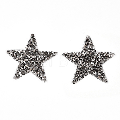 Star Glitter Hotfix Rhinestone DIY-WH0301-92A-04-1