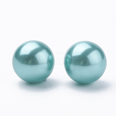 Eco-Friendly Plastic Imitation Pearl Beads X-MACR-S277-8mm-C19-1