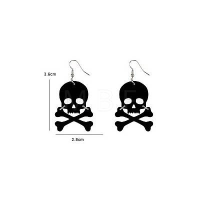 Halloween Theme Acrylic Dangle Earrings FS-WG9F574-04-1
