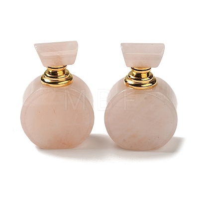 Natural Rose Quartz Dropper Perfume Bottles DJEW-H010-04G-02-1