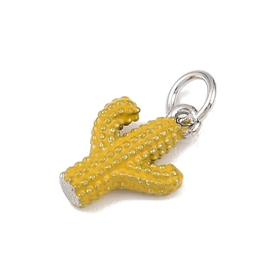 Brass Enamel Pendants KK-P339-22P-01-1