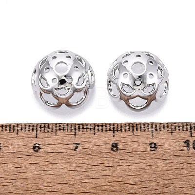 UV Plated ABS Bead Caps OACR-D316-04B-12-1