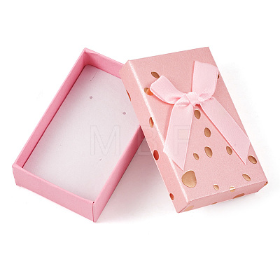 Polka Dot Pattern Cardboard Jewelry Packaging Boxes CON-TAC0011-04B-01-1