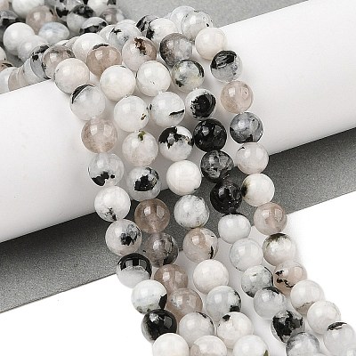 Natural Rainbow Moonstone Beads Strands G-Q1001-A05-02-01-1