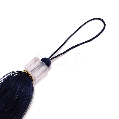 Polyester Tassel Pendant Decorations AJEW-WH0263-12B-1