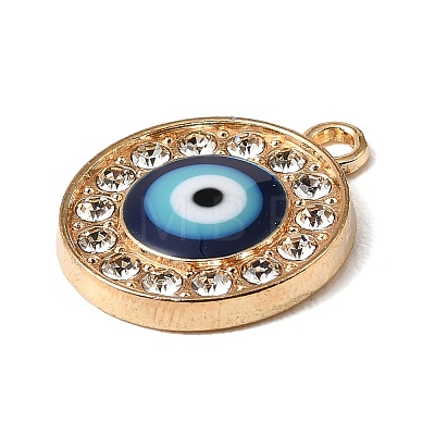 Alloy Rhinestone Pendants FIND-B068-01G-1