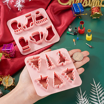  Christmas Theme ABS Plastic Plasticine Tools CELT-TA0001-01-1