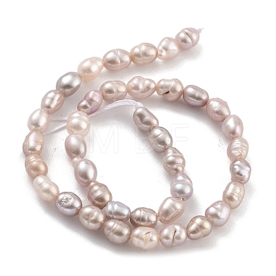 Natural Cultured Freshwater Pearl Beads Strands PEAR-P062-04A-1