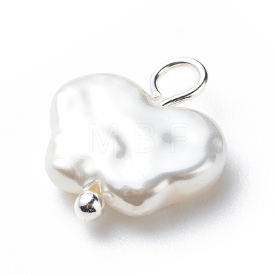 ABS Plastic Imitation Pearl Pendants PALLOY-JF01876-04-1