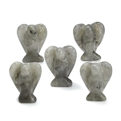 Natural Labradorite Gemstone Carved Angle Figurines GG-CBA8396-A10-1