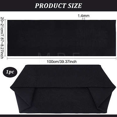 Polycotton Elastic Ribbing Fabric for Cuffs DIY-WH0021-10A-1