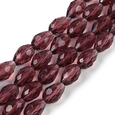 Transparent Glass Beads Strands EGLA-N013-T4mm-D03-1