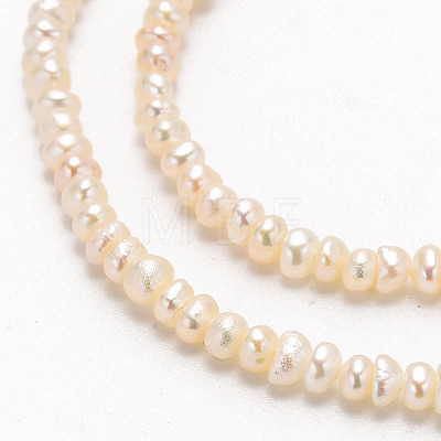 Grade AA Natural Cultured Freshwater Pearl Beads Strands PEAR-L003-B-03-01-1