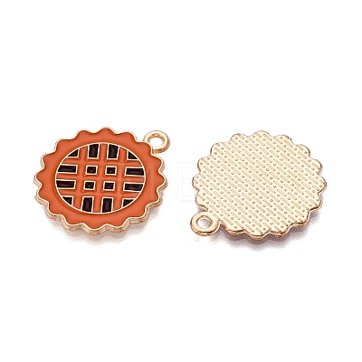 Thanksgiving Day Theme Alloy Enamel Pendants X1-ENAM-T020-35H-1