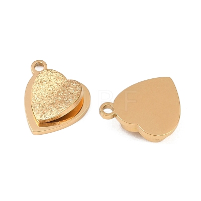 Valentine's Day 304 Stainless Steel Charms SA-H001-03G-1
