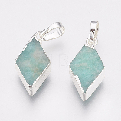 Natural Amazonite Pendants KK-G343-17S-1