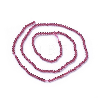 Faceted Glass Beads Strands G-F619-09D-2mm-1