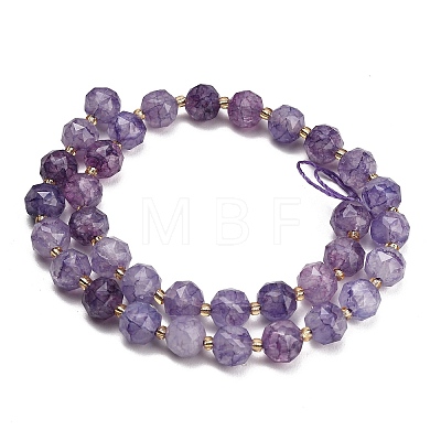 Dyed Imitation Jade Glass Beads Strands GL-Z001-02A-08-1
