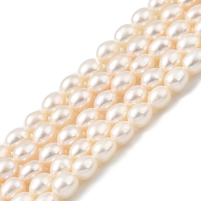 Natural Cultured Freshwater Pearl Beads Strands PEAR-I007-01Q-01D-1