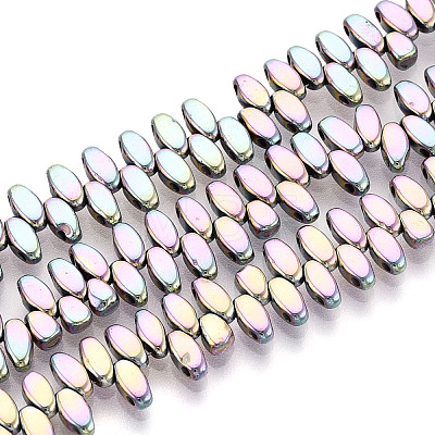 Electroplated Synthetic Non-magnetic Hematite Beads Strands G-T139-65G-1