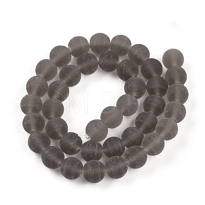 Transparent Glass Beads Strands GLAA-T032-T10mm-MD02-1