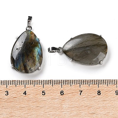 Natural Labradorite Pendants G-U002-01P-A-1