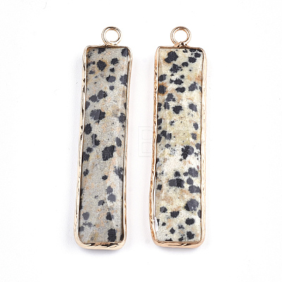 Natural Dalmatian Jasper Pendants G-S344-23D-1