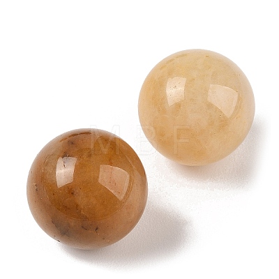 Natural Topaz Jade No Hole Sphere Beads G-K353-04D-17-1