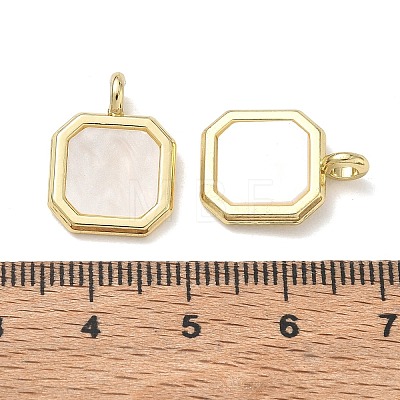 Alloy Acrylic Pendants AL-CBA4262-03G-03-1