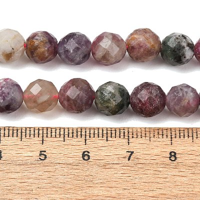 Natural Plum Blossom Tourmaline Beads Strands G-D110-A01-01-1