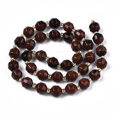 Natural Brecciated Jasper Beads Strands G-N326-100-01-1
