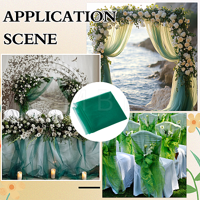 Polyester Gauze Fabric DIY-WH0622-586B-1