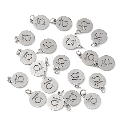 304 Stainless Steel Charms STAS-Q201-T447P-1