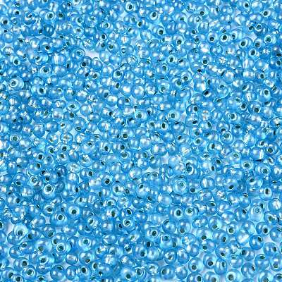 6/0 Baking Paint Transparent Fringe Glass Seed Beads X1-SEED-N006-06L-1