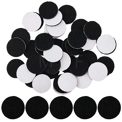 150Pcs Self-adhesive Felt Round Sheet DIY-CP0013-91A-1